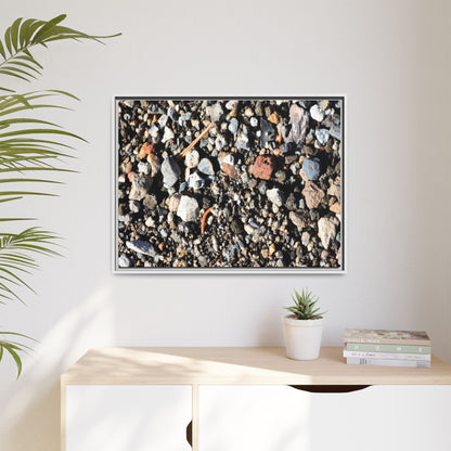 Stones and Soil - Unique Stretched Canvas Wall Art