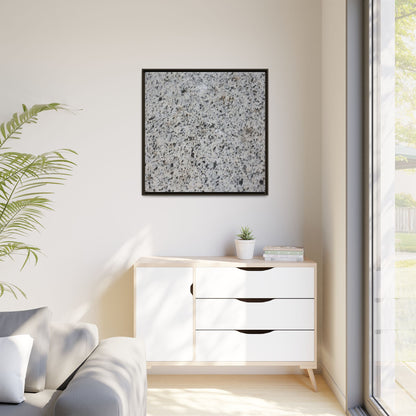Monochrome Mosaic - Unique Stretched Canvas Wall Art - Art By Earth