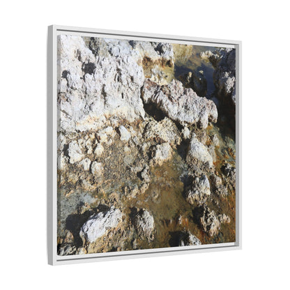 Strata of Silence - Unique Stretched Canvas Wall Art