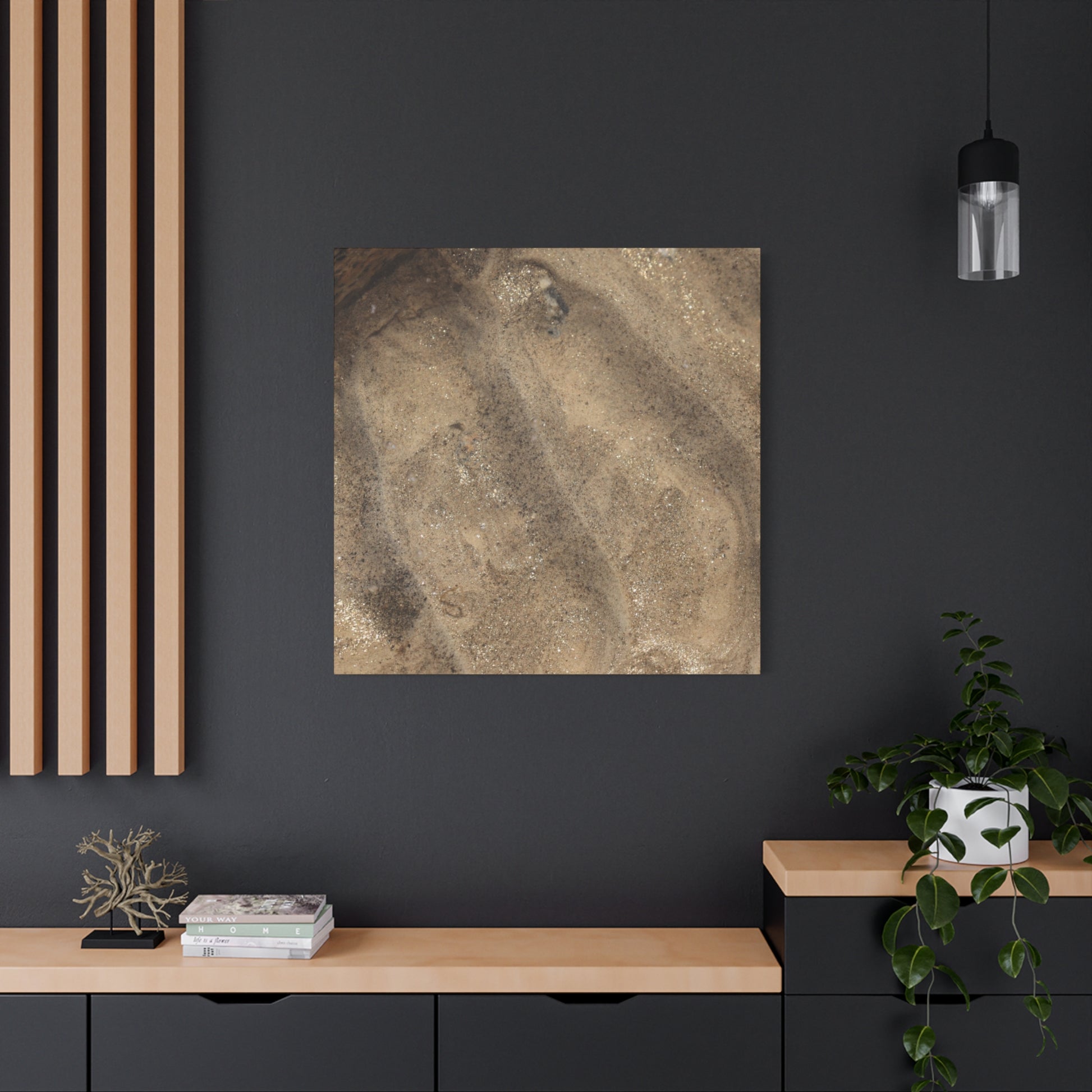 Shallow Waters - Unique Frameless Canvas Wall Art - Art By Earth