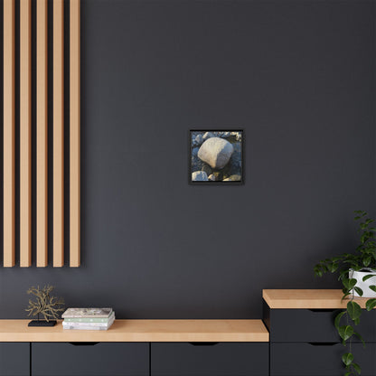 Rocky Riverbed - Unique Stretched Canvas Wall Art - Art By Earth
