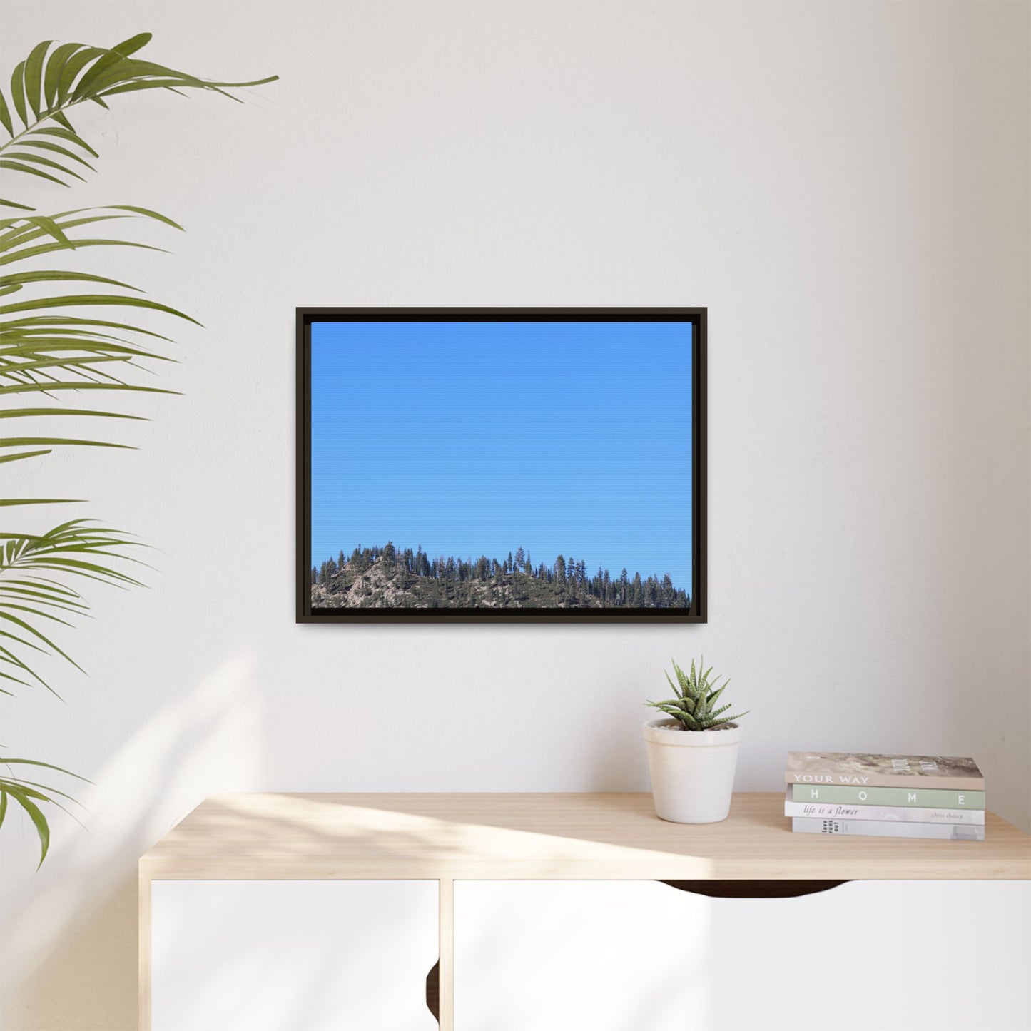 Blue Silence - Unique Stretched Canvas Wall Art