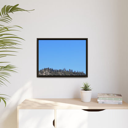 Blue Silence - Unique Stretched Canvas Wall Art