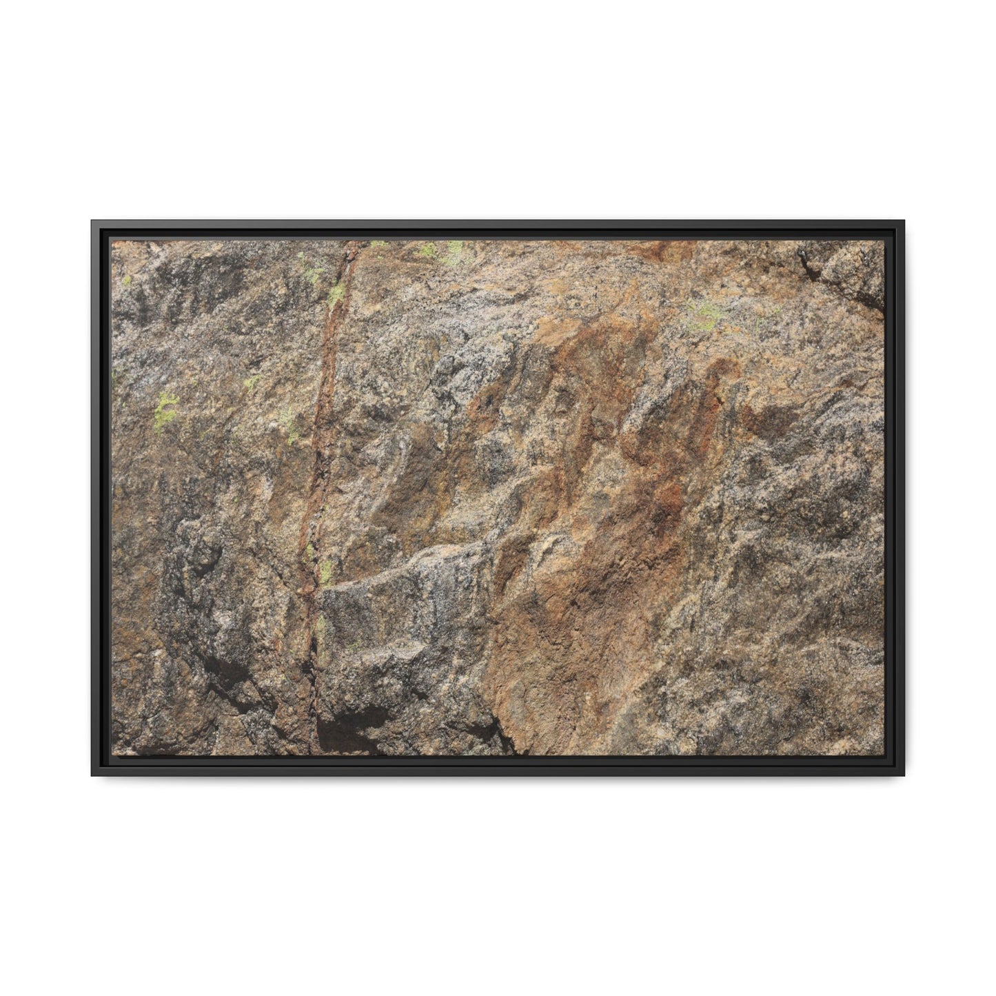 Weathered Rock Formation - Unique Stretched Canvas Wall Art - Art By Earth