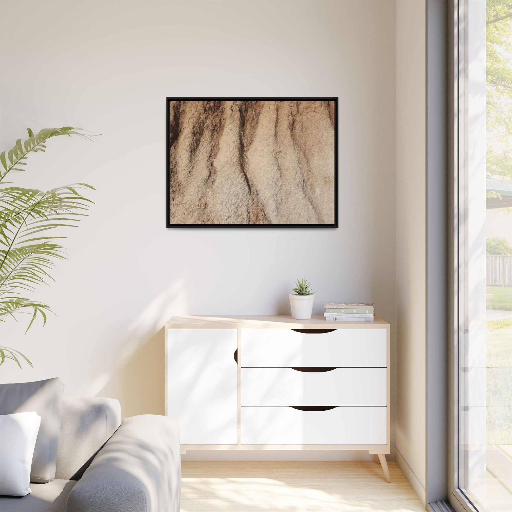 Eroded Canyon Walls - Unique Stretched Canvas Wall Art - Art By Earth