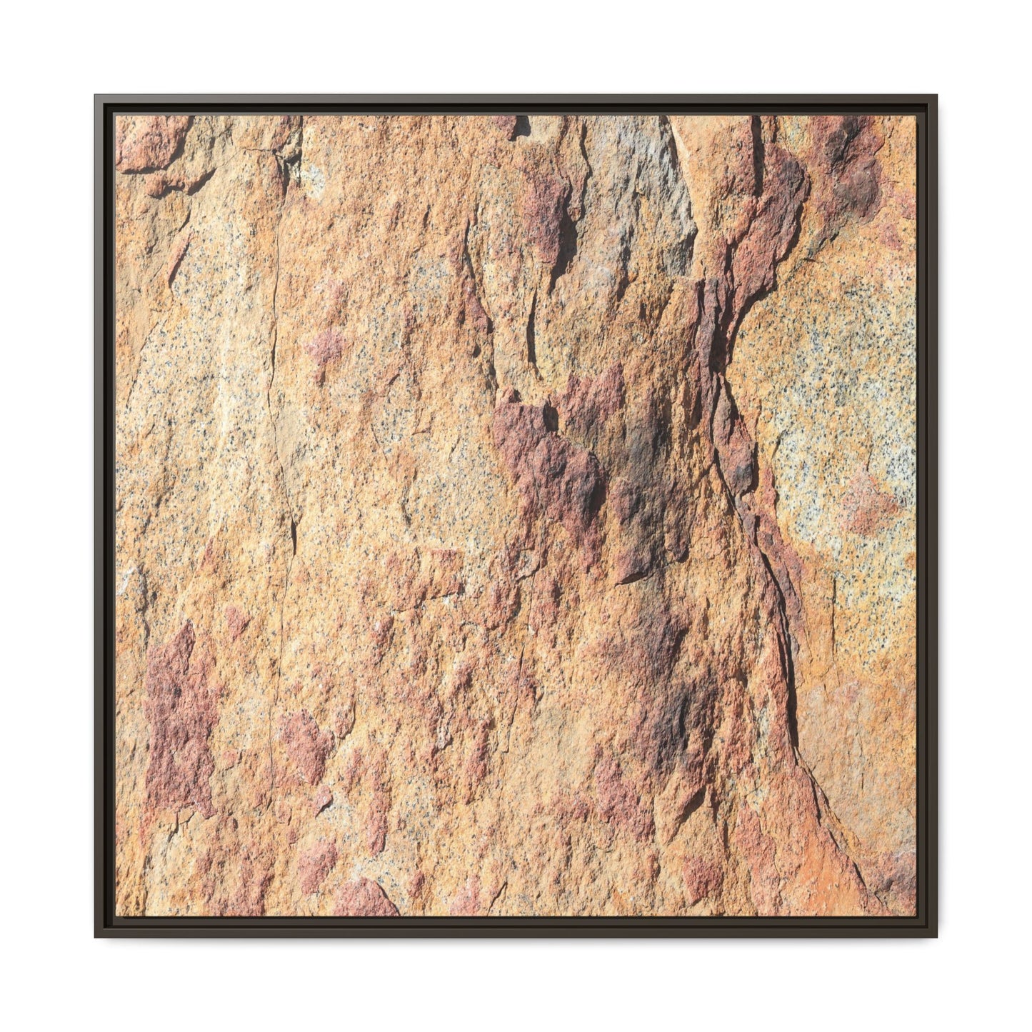 Fractal Stone - Unique Stretched Canvas Wall Art - Art By Earth