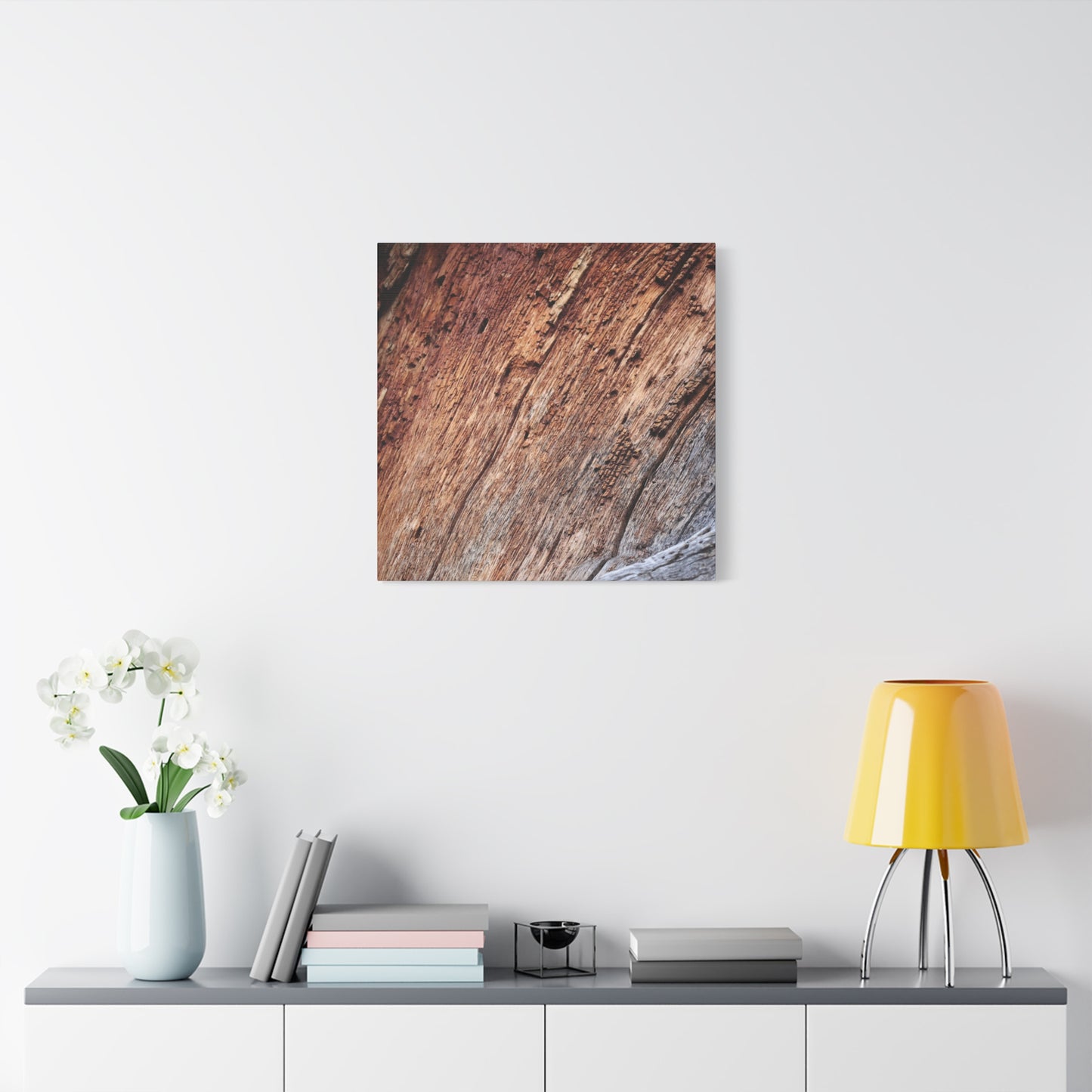 Natural Wood Grain - Unique Frameless Canvas Wall Art - Art By Earth
