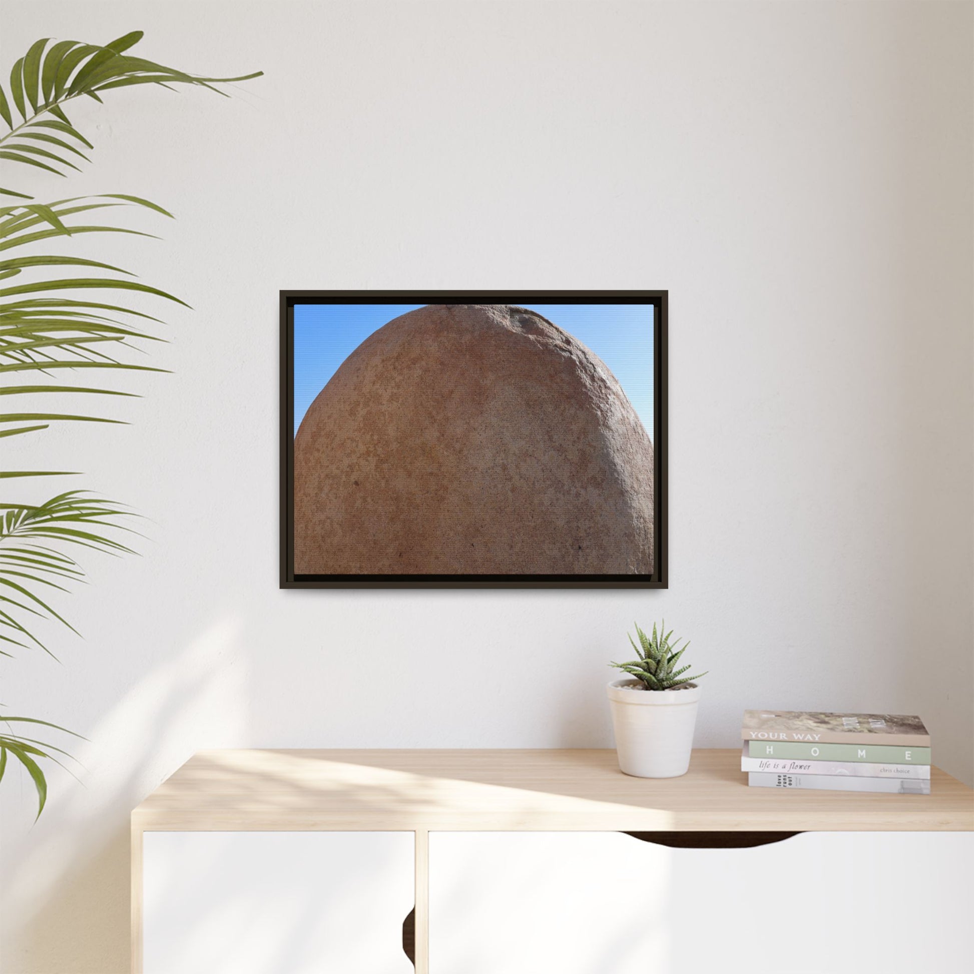 Stone Sphere - Unique Stretched Canvas Wall Art - Art By Earth