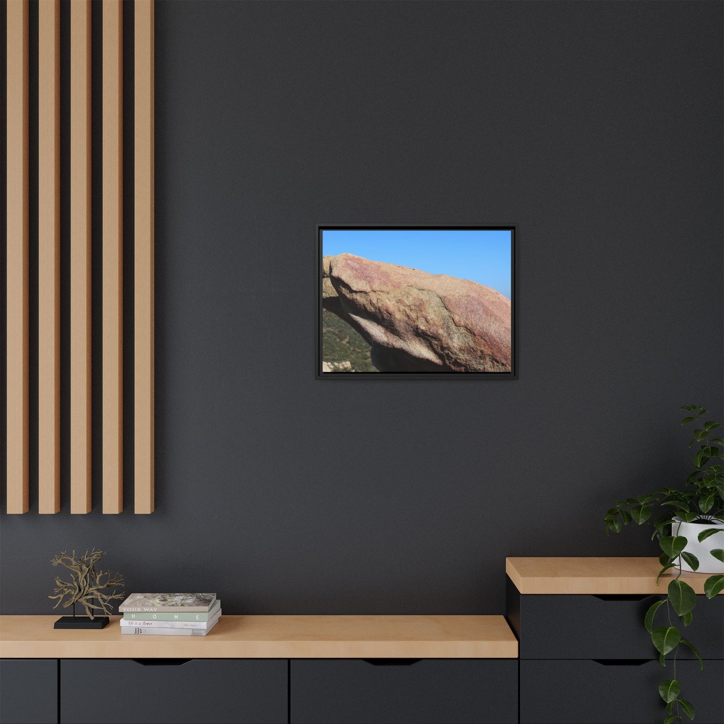 Sleeping Stone - Unique Stretched Canvas Wall Art - Art By Earth
