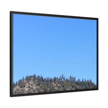 Blue Silence - Unique Stretched Canvas Wall Art