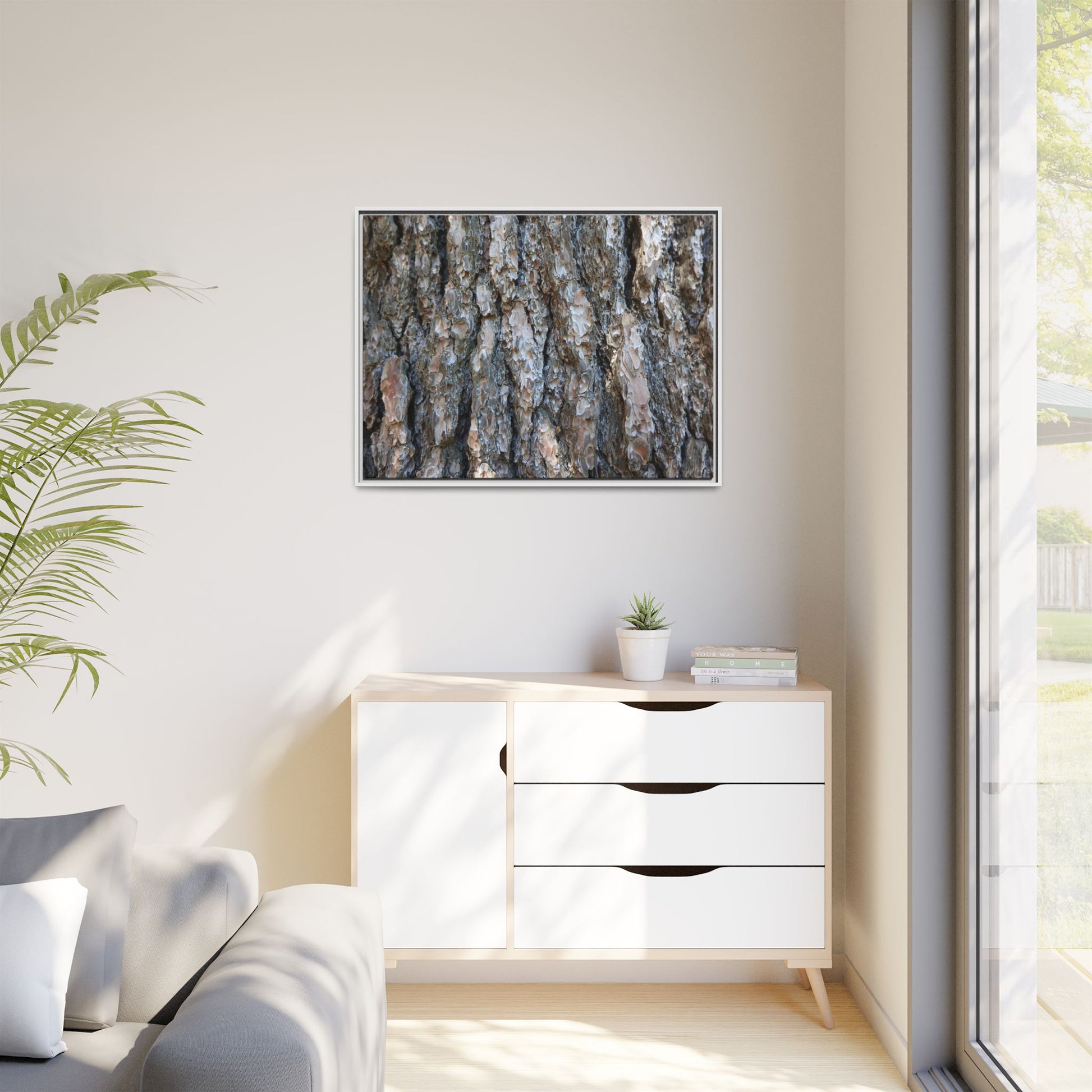 Bark Whispers - Unique Stretched Canvas Wall Art - Art By Earth