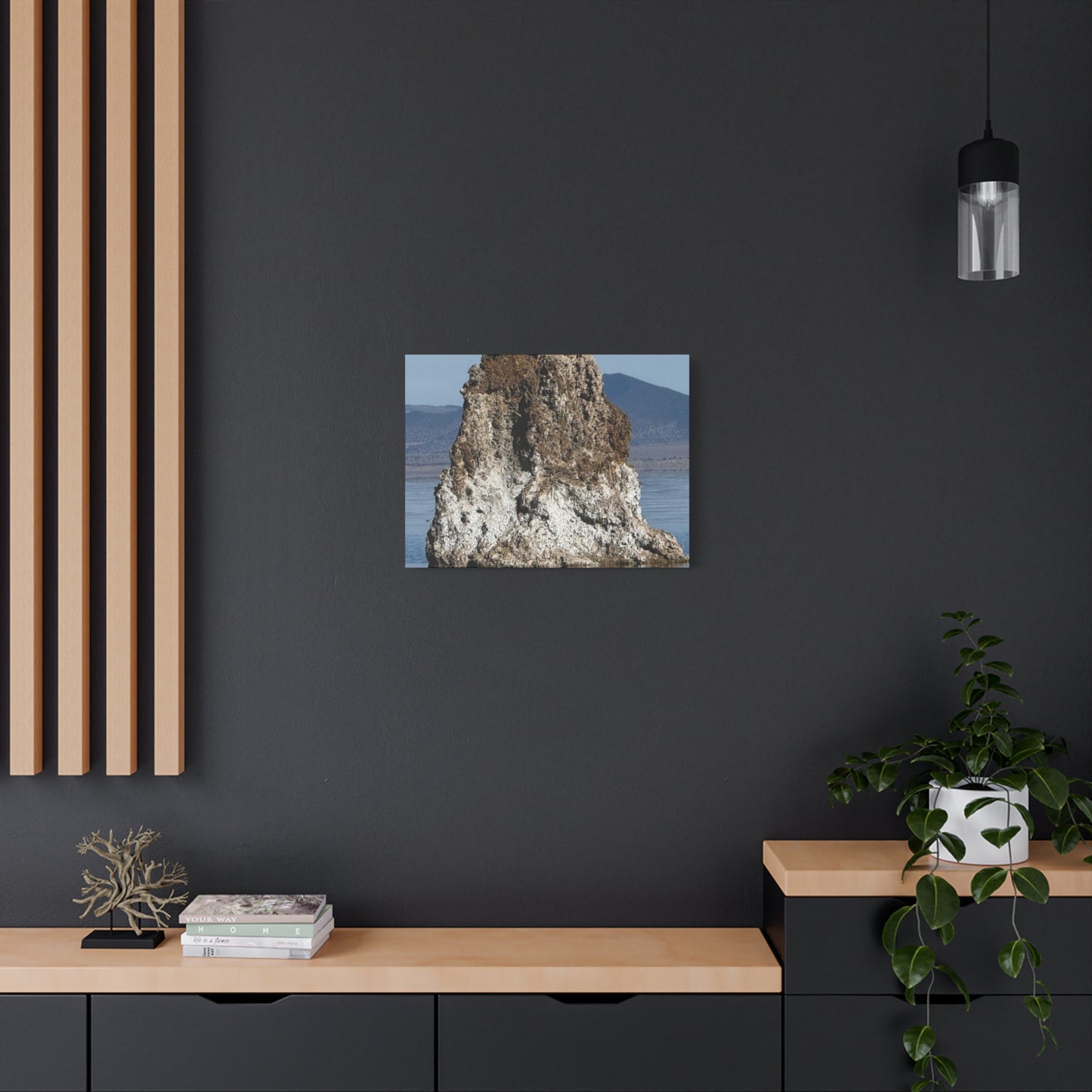 Monolith of Stillness - Unique Frameless Canvas Wall Art