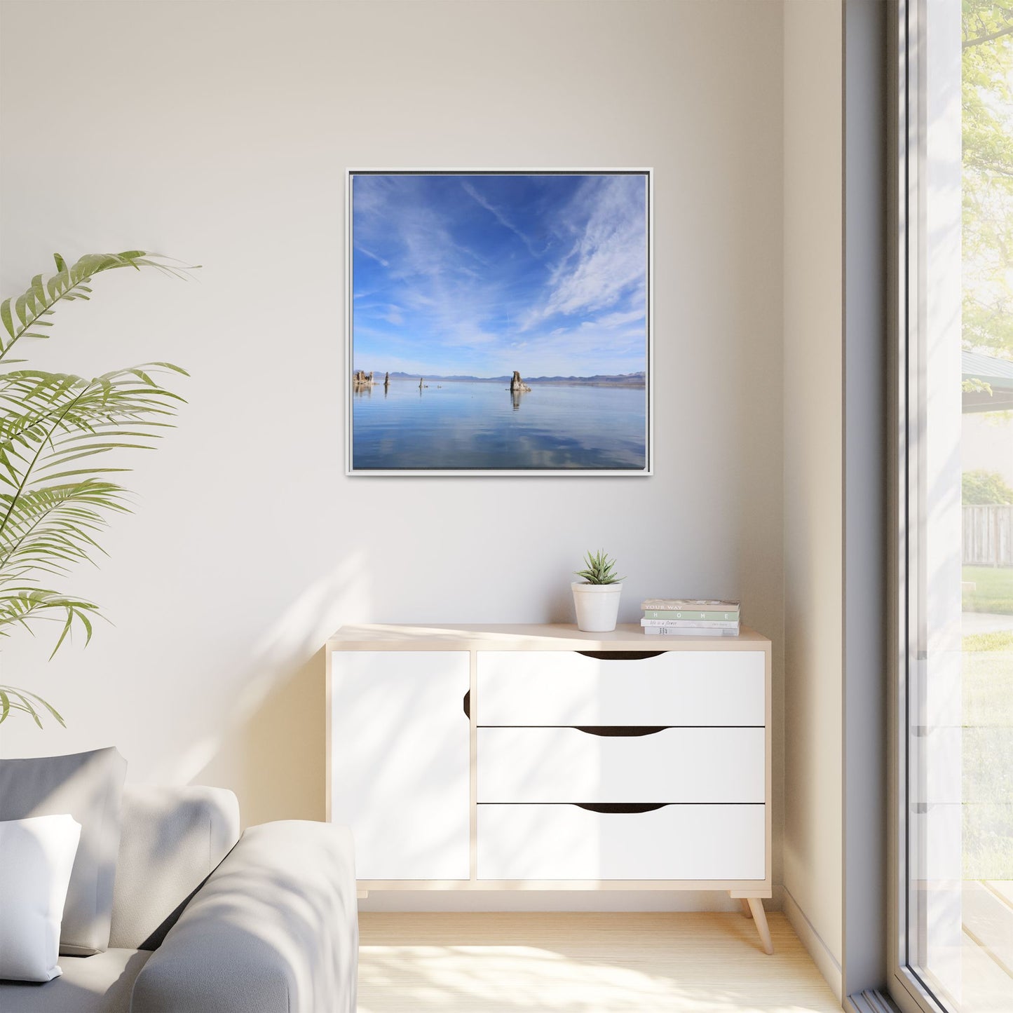 Whispers of Stillness - Unique Stretched Canvas Wall Art