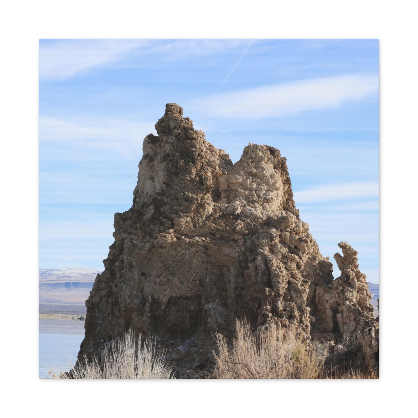 Mono Lake Monolith - Unique Frameless Canvas Wall Art