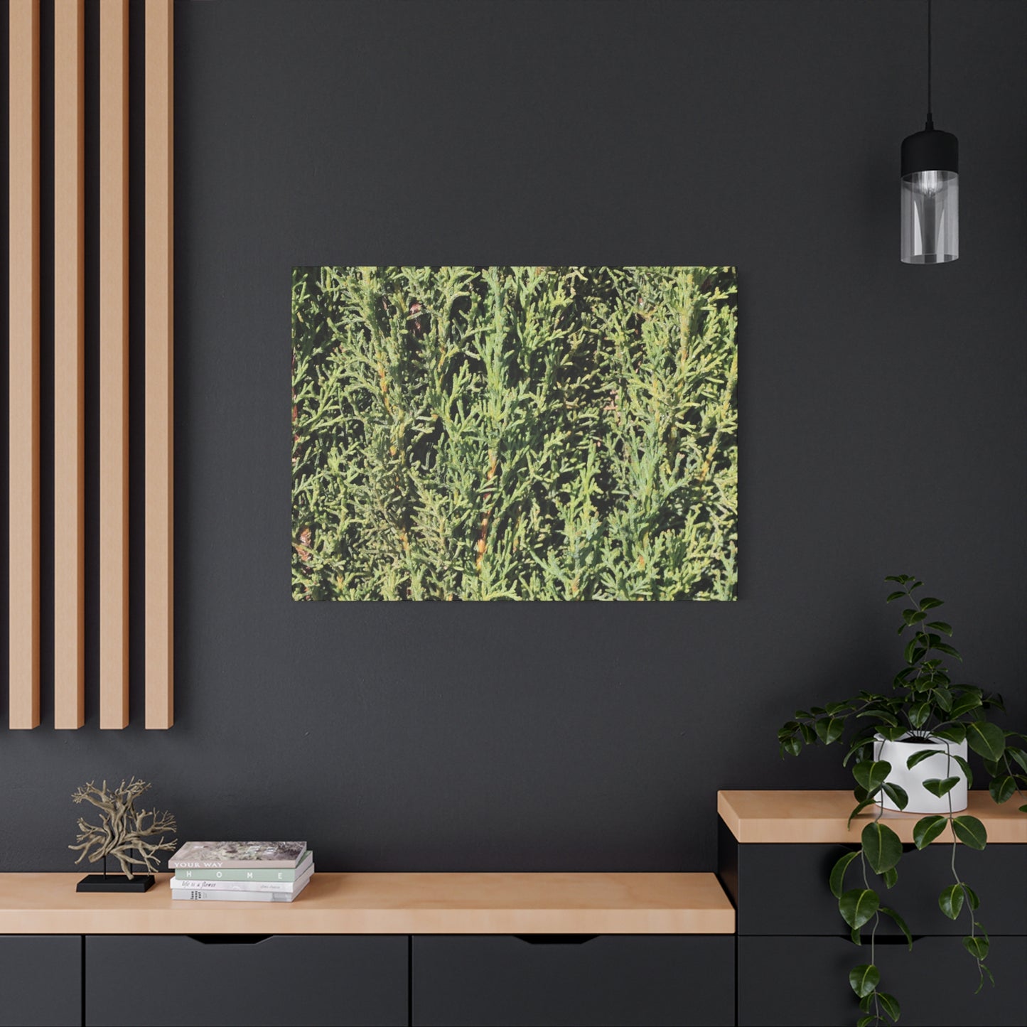 Emerald Tapestry - Unique Frameless Canvas Wall Art - Art By Earth