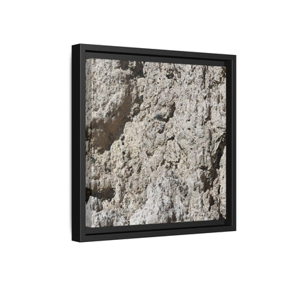 Weathered Stone Whispers - Unique Stretched Canvas Wall Art