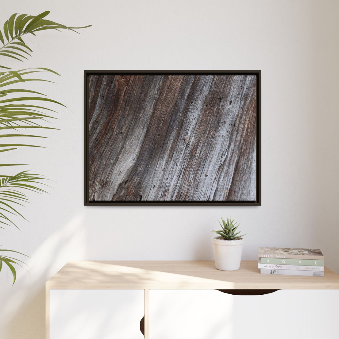 Aged Timber Texture - Unique Stretched Canvas Wall Art - Art By Earth