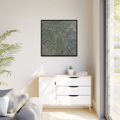 Grassy Texture - Unique Stretched Canvas Wall Art - Art By Earth