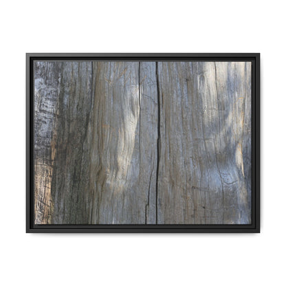 Weathered Wood Surface - Unique Stretched Canvas Wall Art