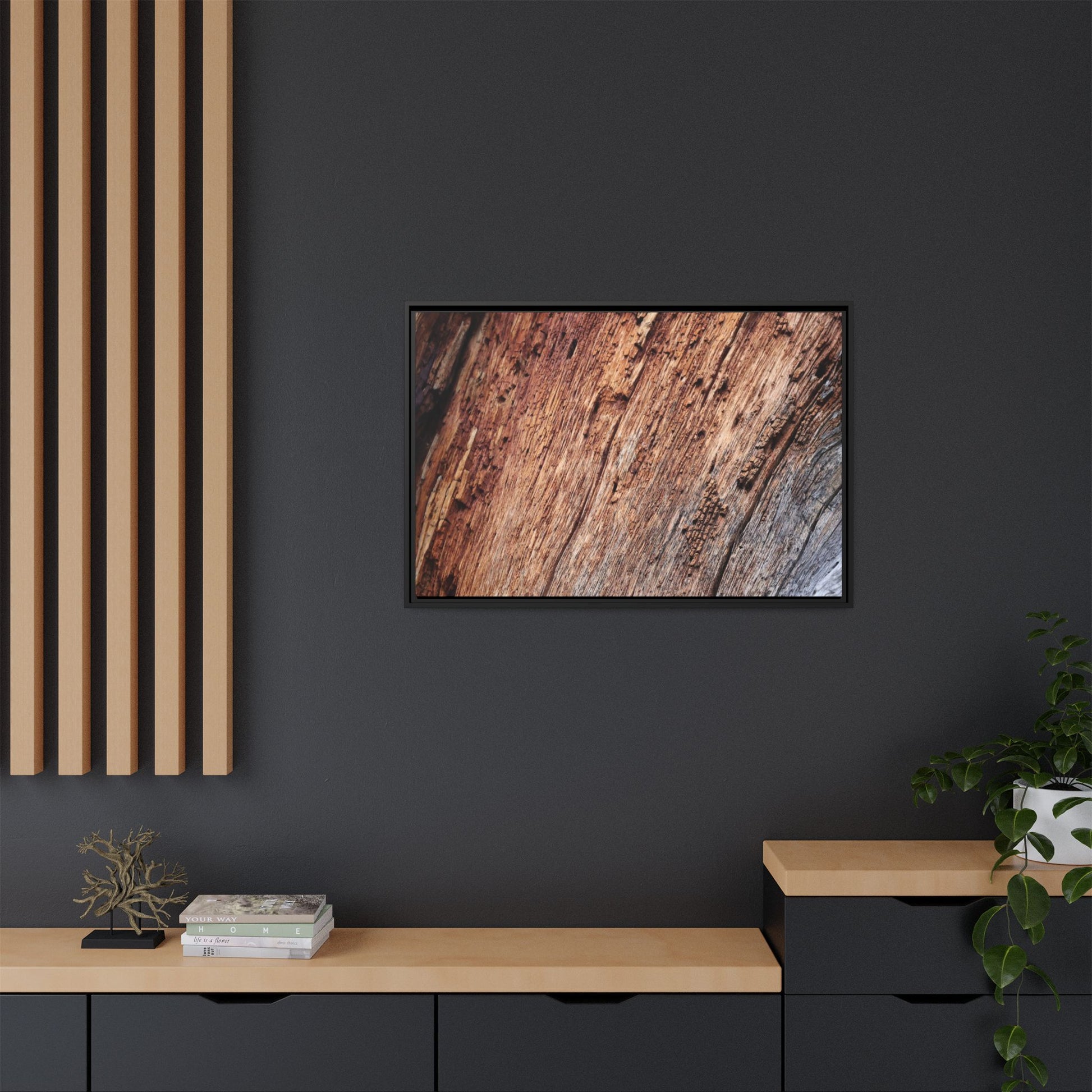 Time's Mark - Unique Stretched Canvas Wall Art - Art By Earth