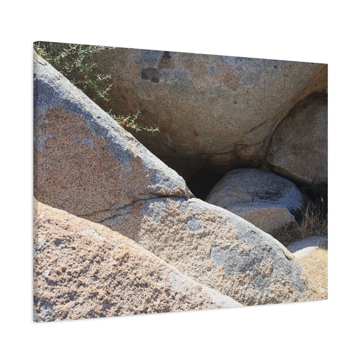 Rocky Shelter - Unique Frameless Canvas Wall Art