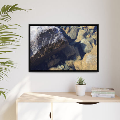 Stone Sanctuary - Unique Stretched Canvas Wall Art