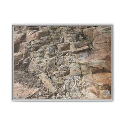 Stone's Silent Story - Unique Stretched Canvas Wall Art - Art By Earth