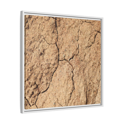 Parched Land - Unique Stretched Canvas Wall Art - Art By Earth