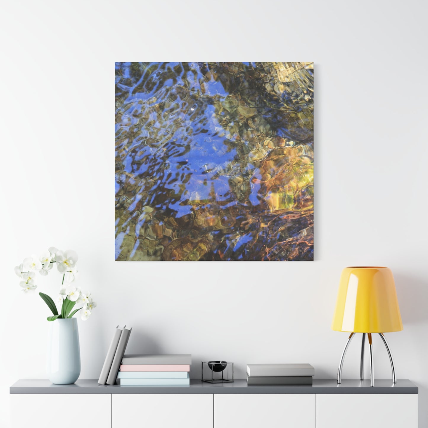 Water's Whisper - Unique Frameless Canvas Wall Art - Art By Earth