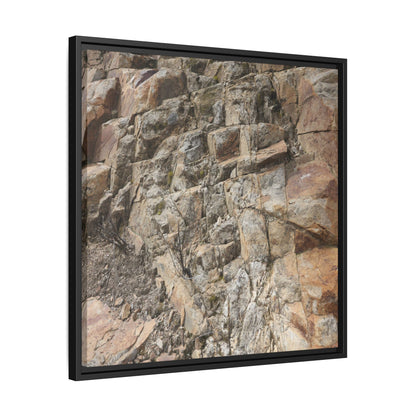 Stone's Silent Story - Unique Stretched Canvas Wall Art - Art By Earth