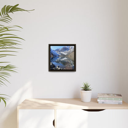 Reflections of Stillness - Unique Stretched Canvas Wall Art