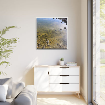 Ripples of Stone - Unique Stretched Canvas Wall Art