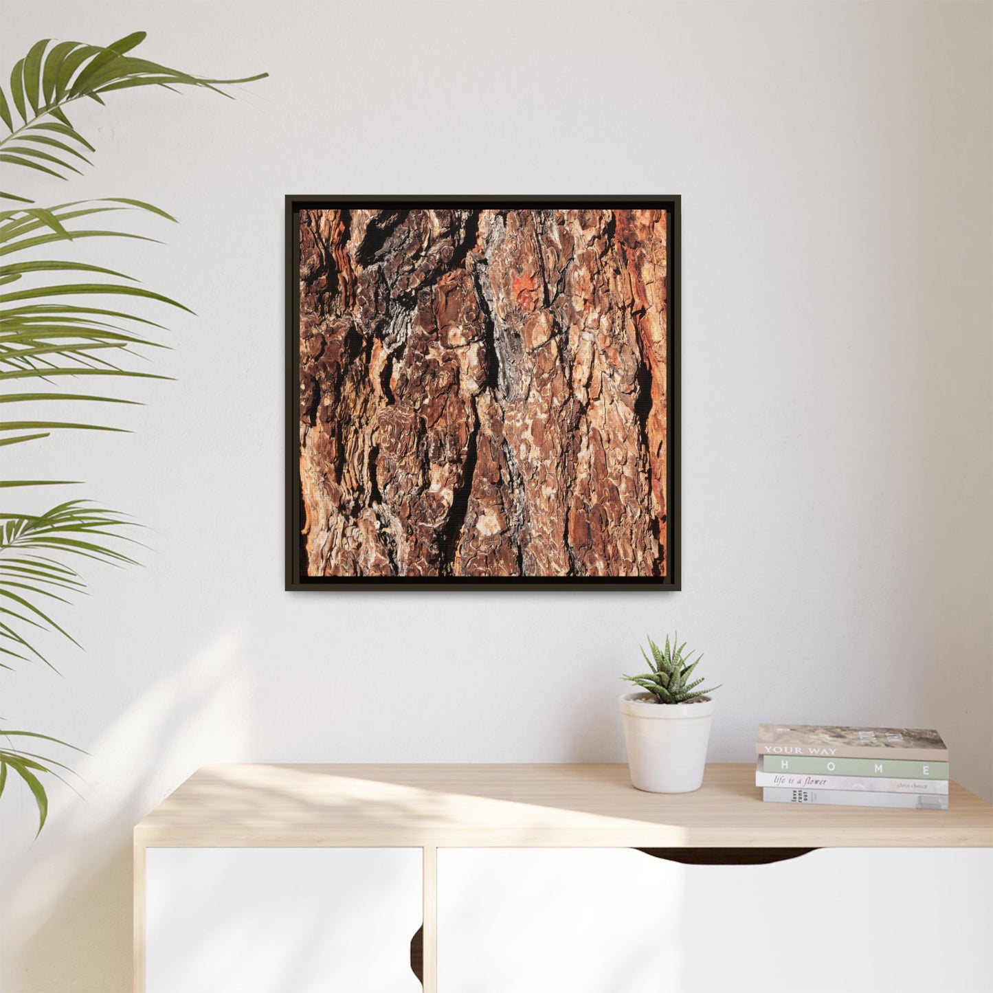 Nature's Rugged Canvas - Unique Stretched Canvas Wall Art