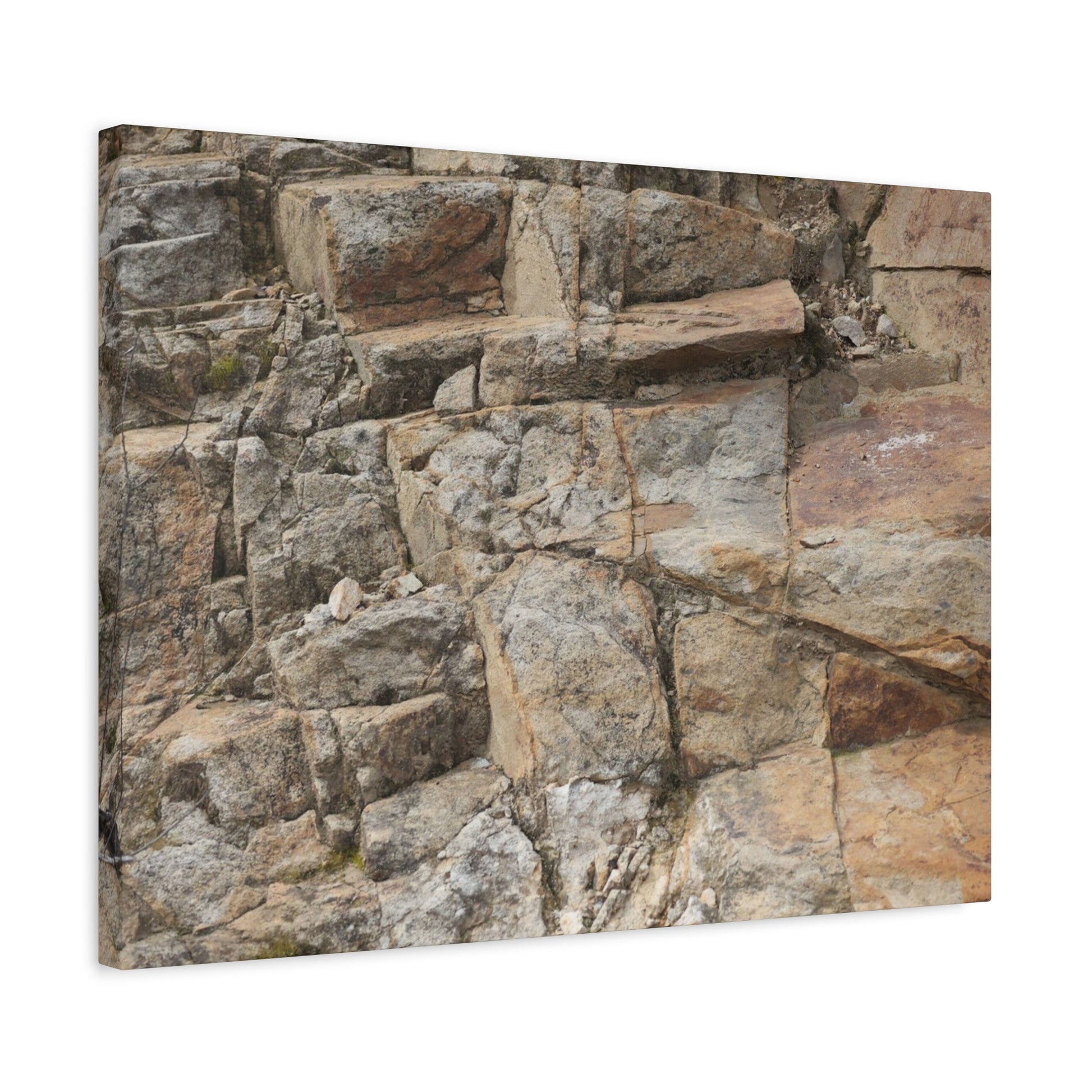 Stone Memories - Unique Frameless Canvas Wall Art - Art By Earth