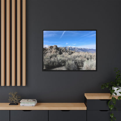 Whispers of the Sagebrush Steppe - Unique Stretched Canvas Wall Art