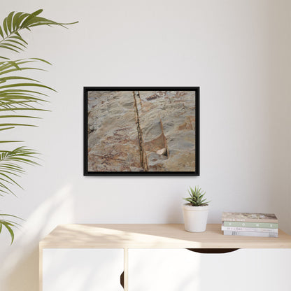 Sedimentary Symphony - Unique Stretched Canvas Wall Art - Art By Earth