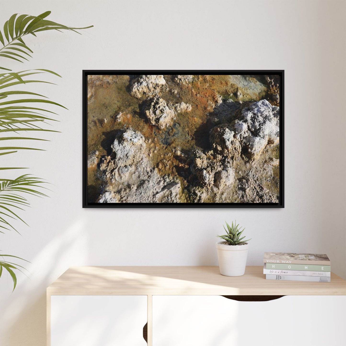 Textural Metamorphosis - Unique Stretched Canvas Wall Art