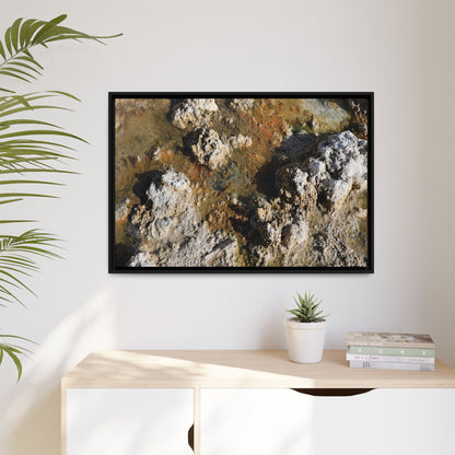 Textural Metamorphosis - Unique Stretched Canvas Wall Art