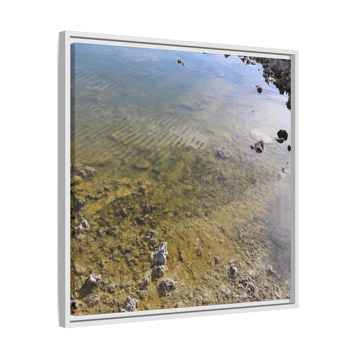 Ripples of Stone - Unique Stretched Canvas Wall Art