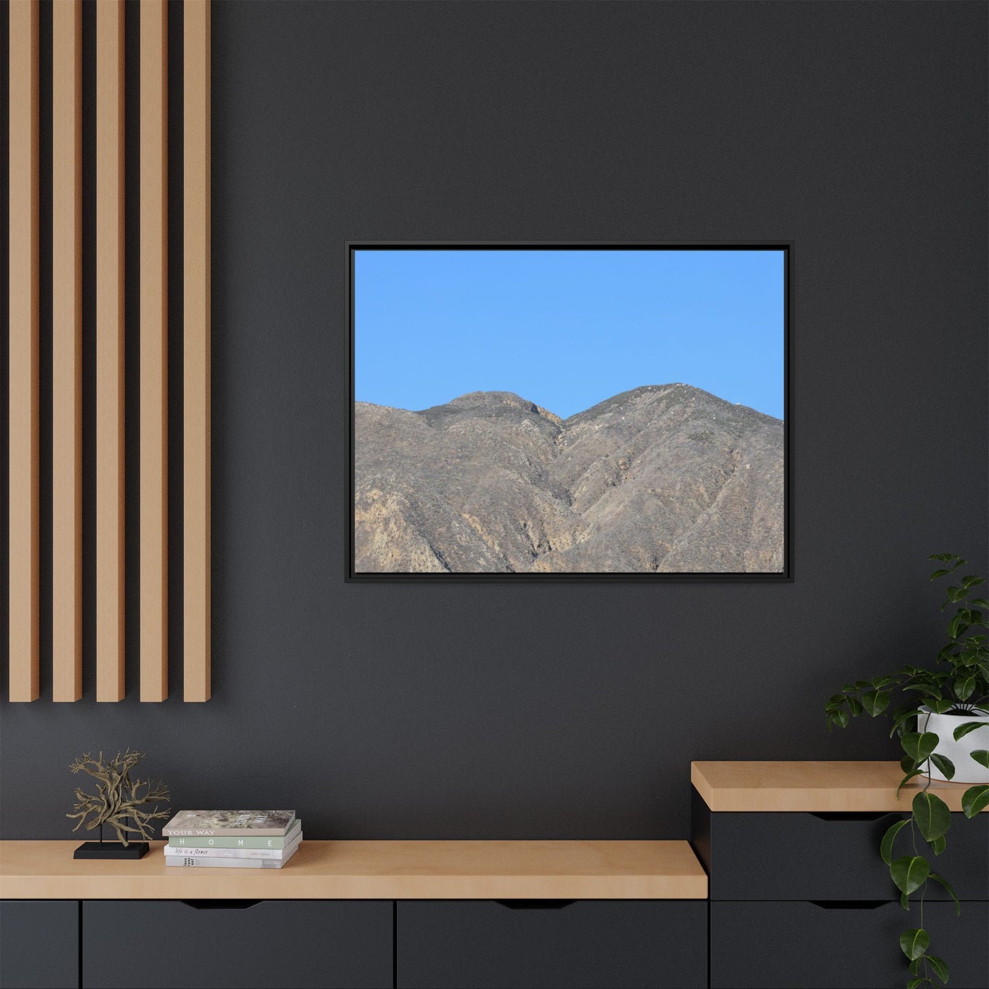 Arid Mountain Breath - Unique Stretched Canvas Wall Art - Art By Earth