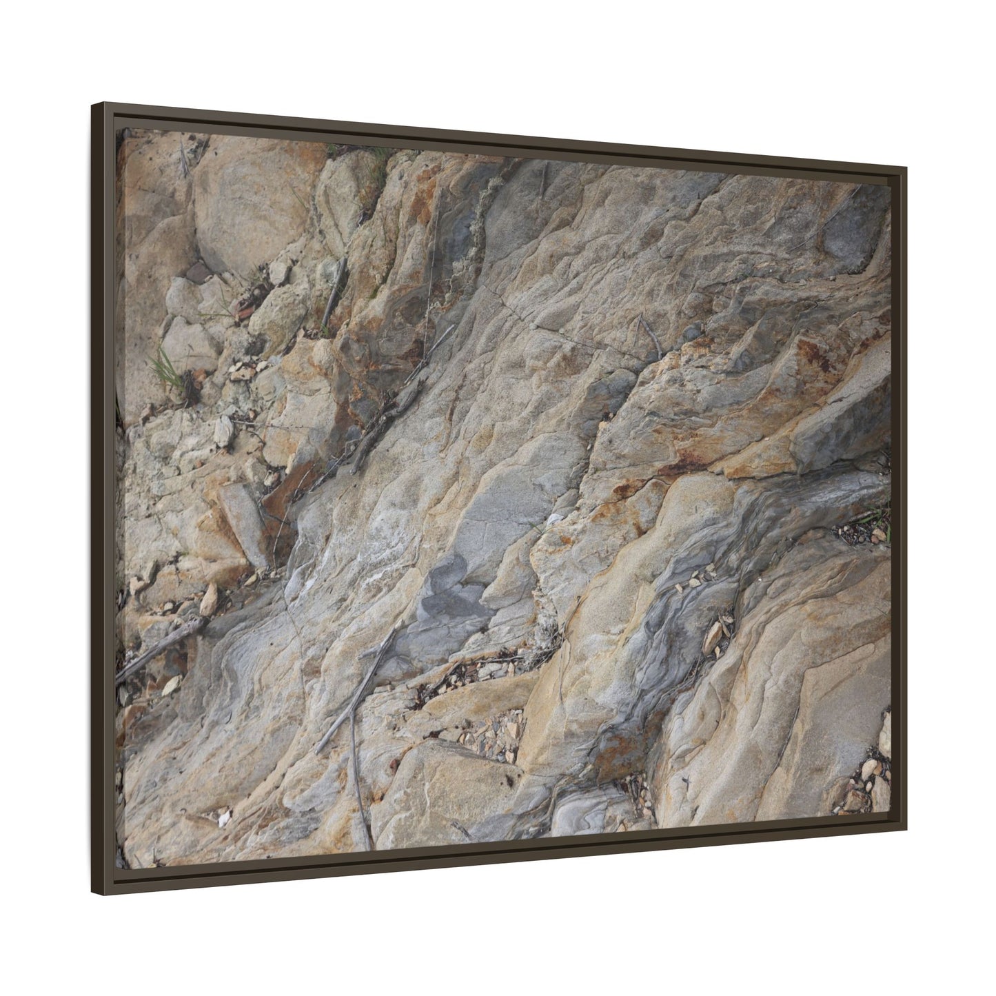 Layers of Earth's History - Unique Stretched Canvas Wall Art - Art By Earth