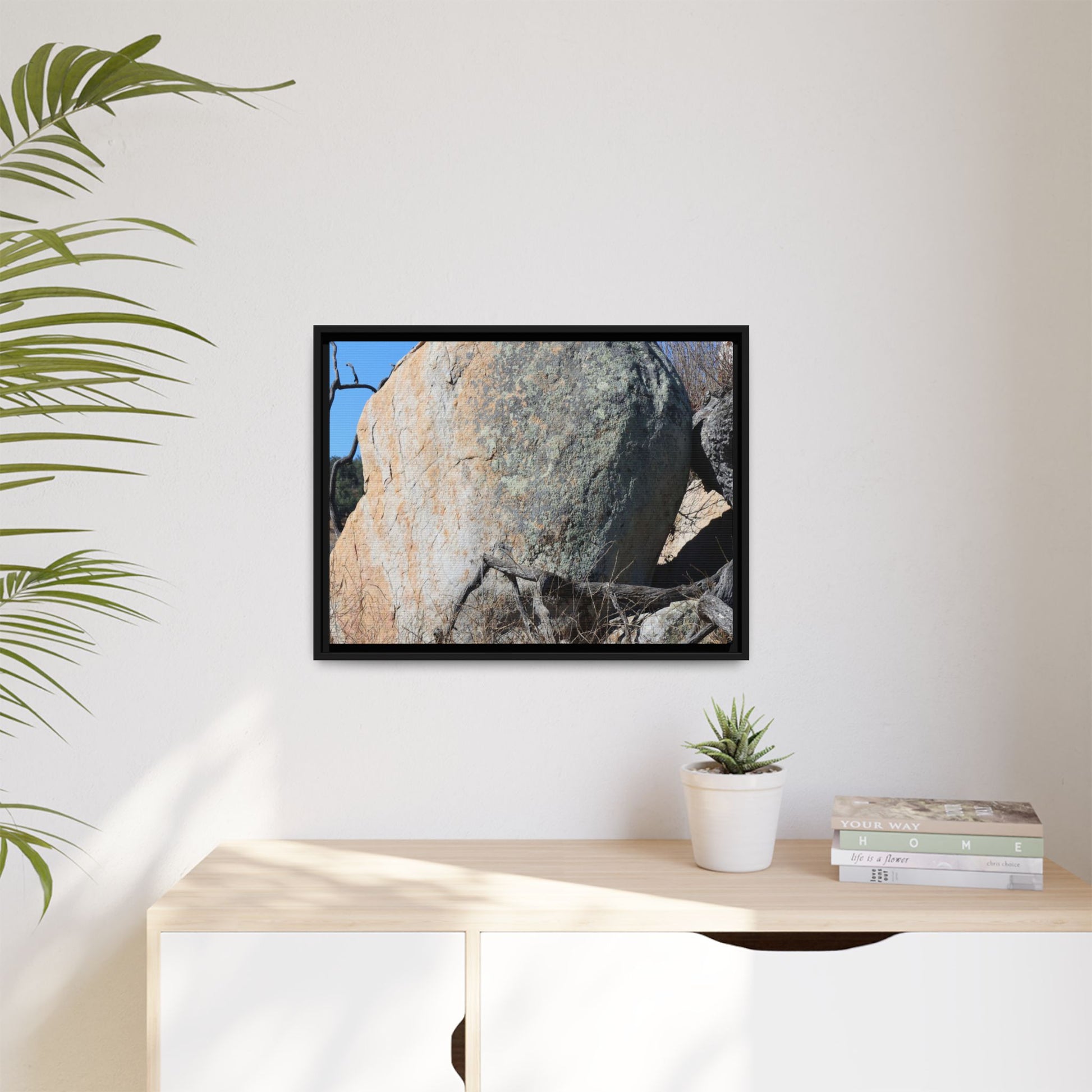 Stony Sentinel - Unique Stretched Canvas Wall Art - Art By Earth