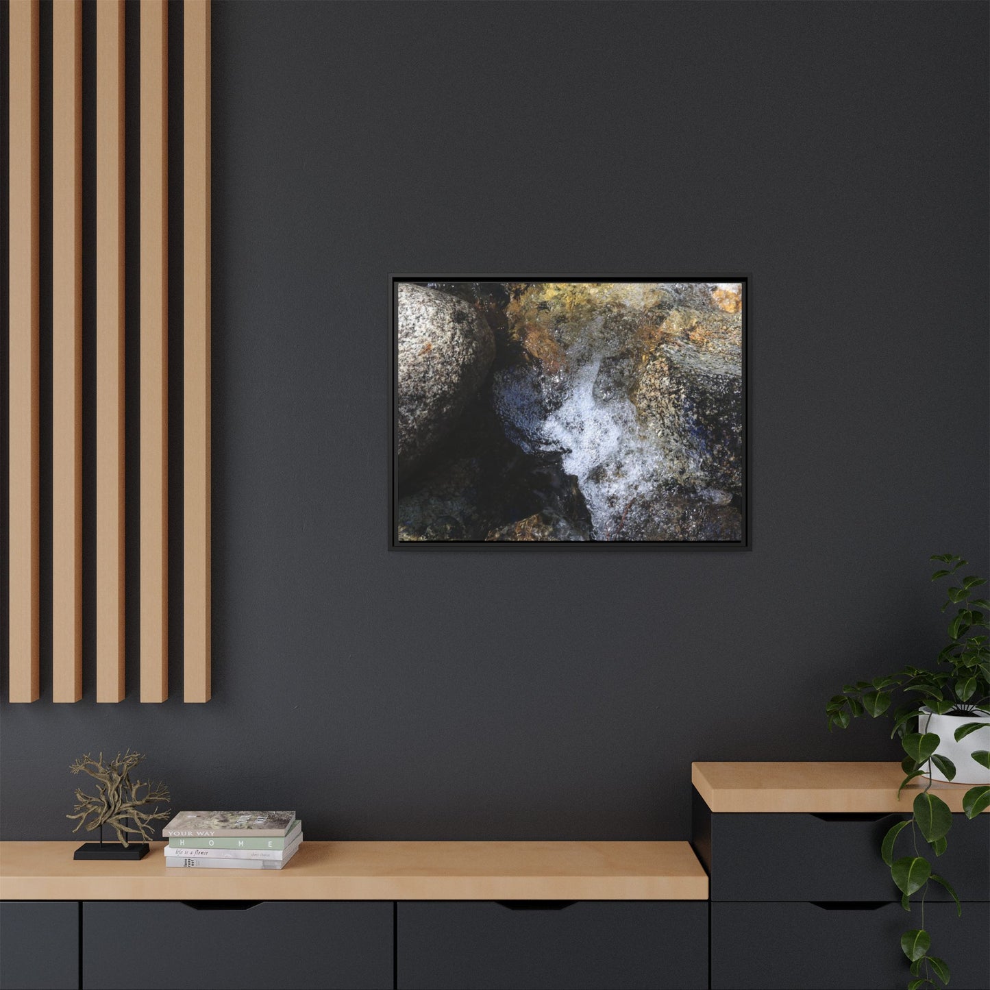 Nature's Turbulence - Unique Stretched Canvas Wall Art - Art By Earth