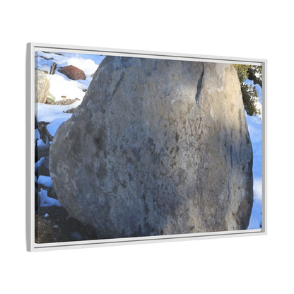 Glacial Solitude - Unique Stretched Canvas Wall Art