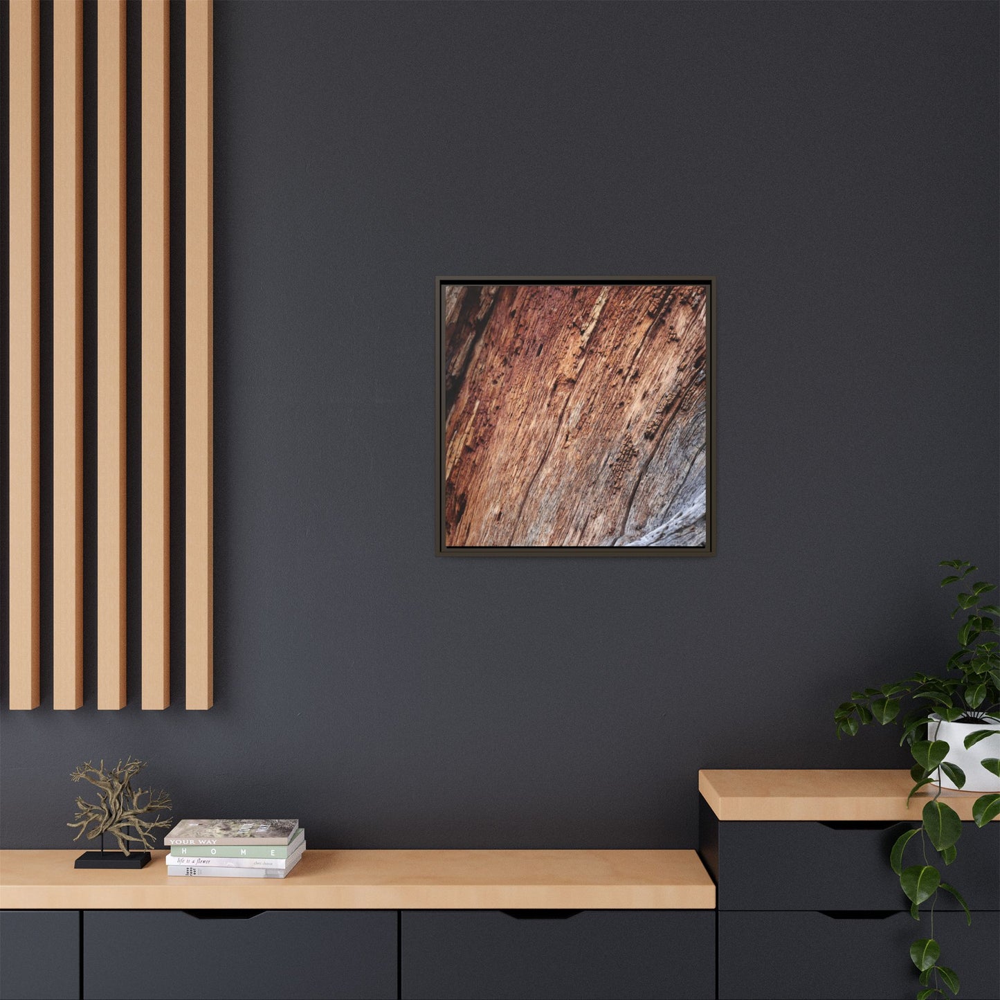 Time's Mark - Unique Stretched Canvas Wall Art - Art By Earth