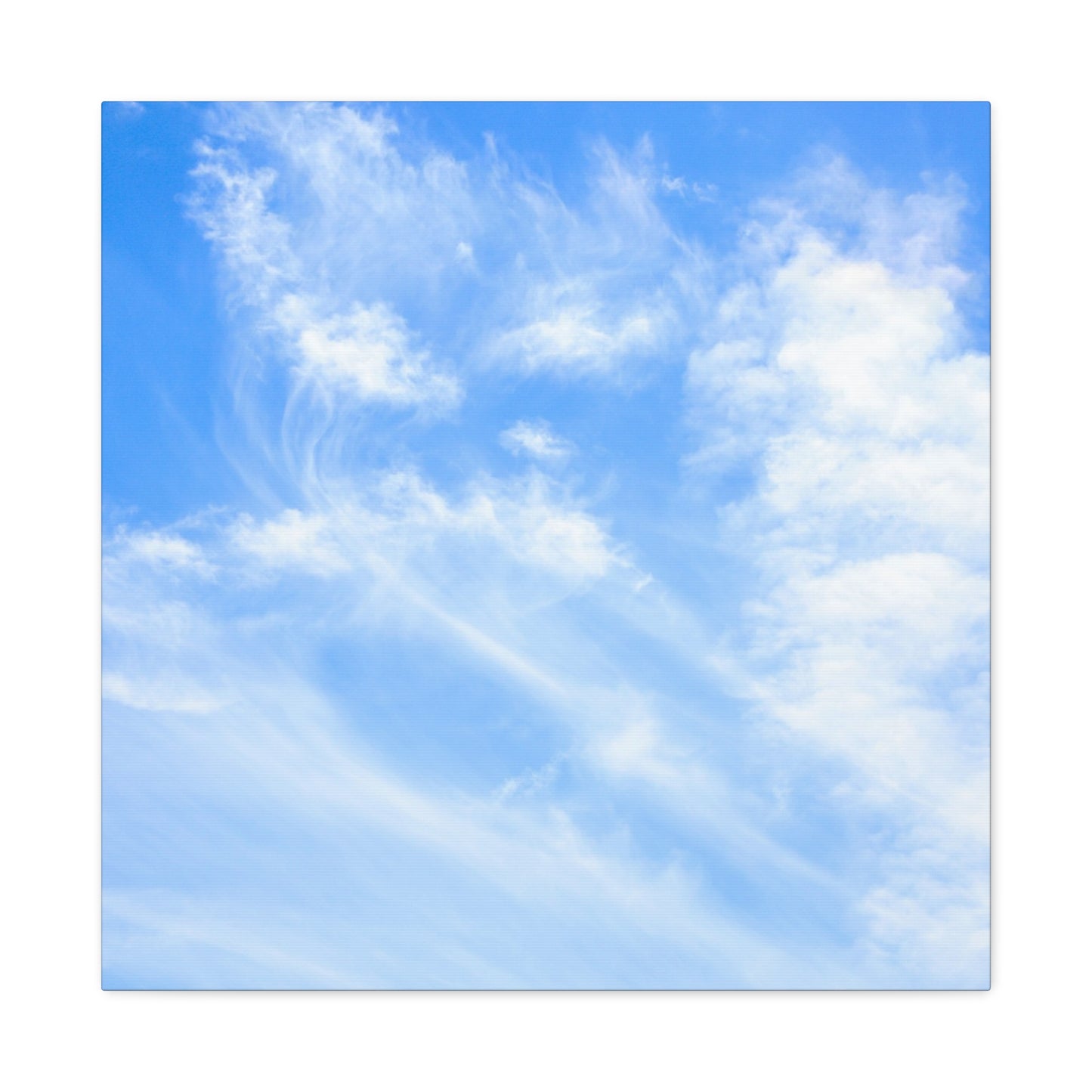 Whispers of Cerulean - Unique Frameless Canvas Wall Art - Art By Earth