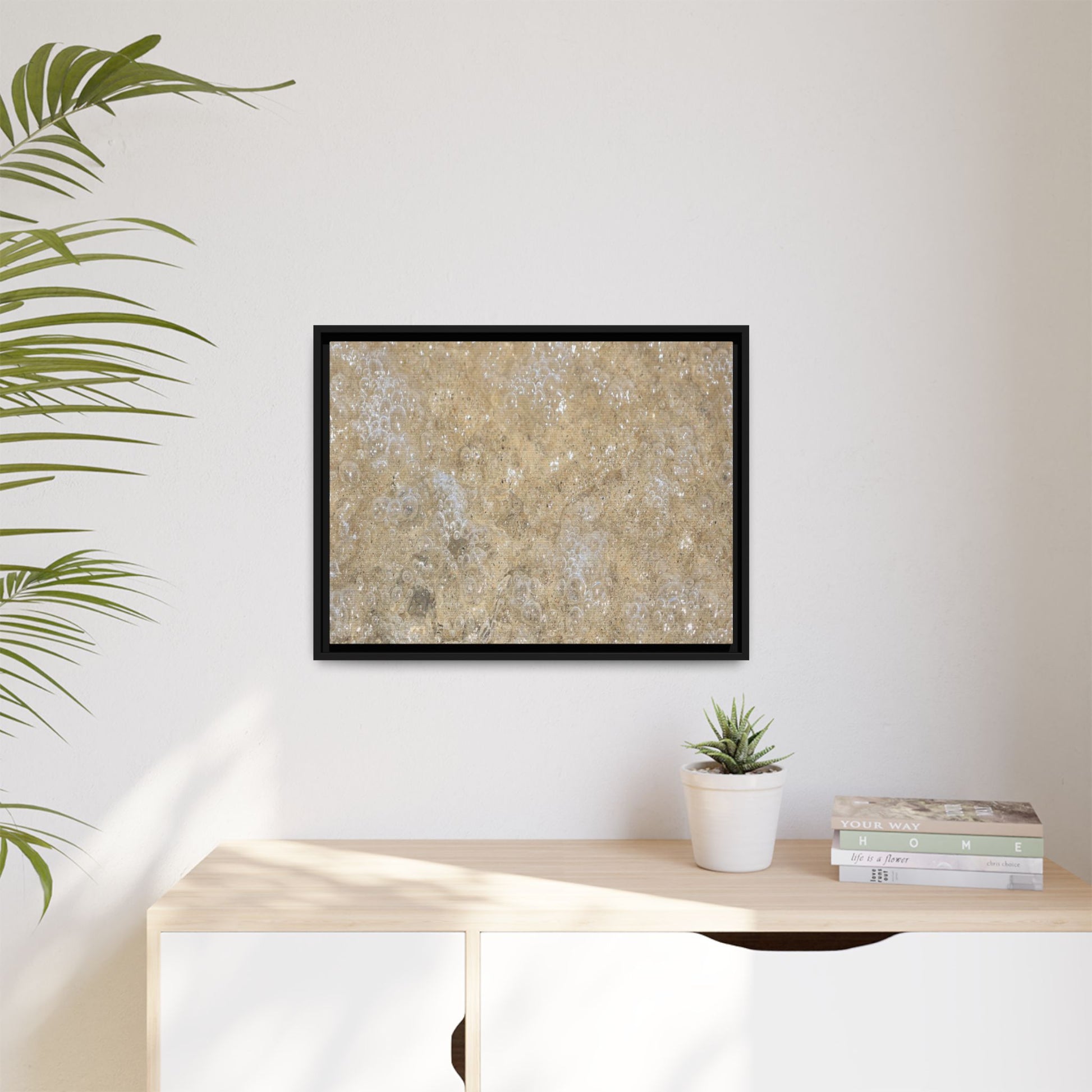 Bubbling Sand - Unique Stretched Canvas Wall Art - Art By Earth