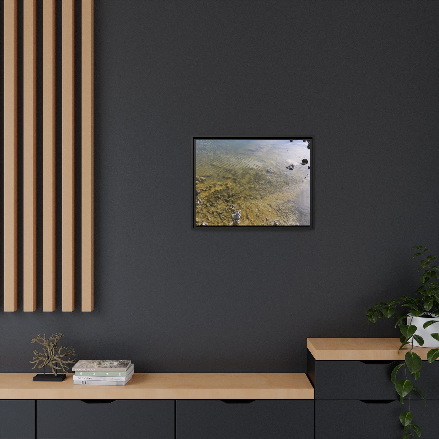 Ripples of Stone - Unique Stretched Canvas Wall Art