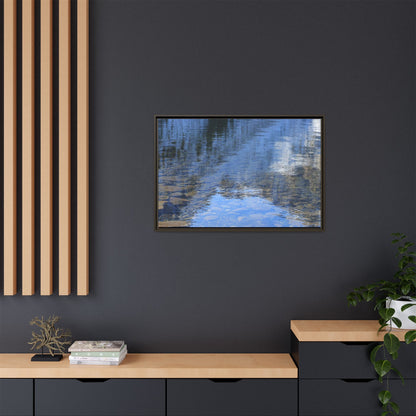 Reflected Stones - Unique Stretched Canvas Wall Art