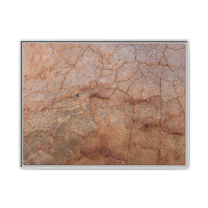 Russet Fissures - Unique Stretched Canvas Wall Art - Art By Earth